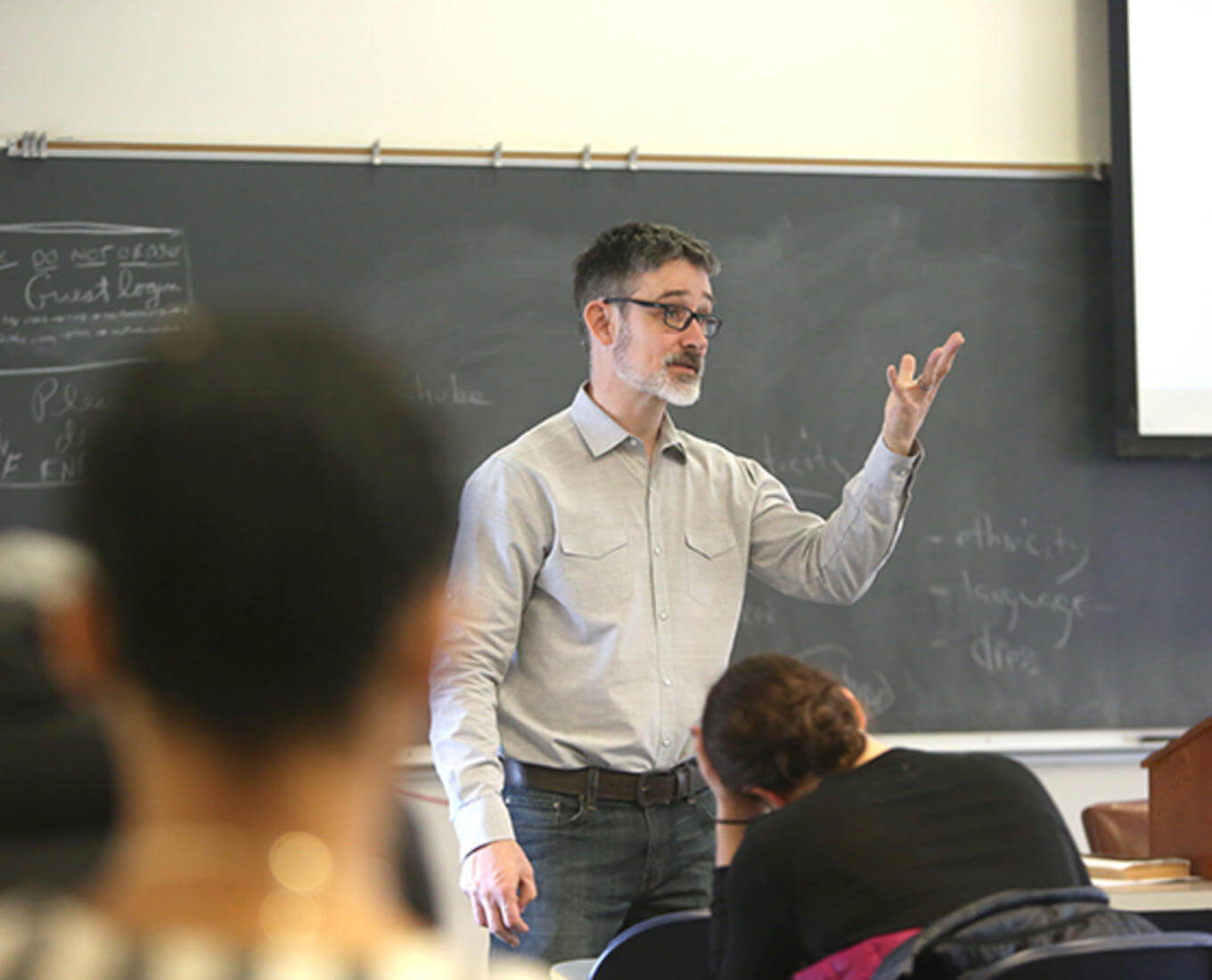 Jeremy Jones, assistant professor of anthropology. Photo by Tom Rettig