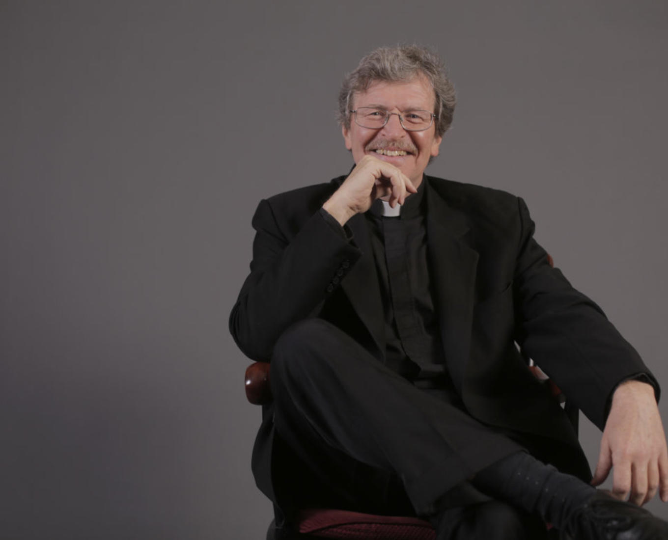 William Clark, SJ, associate professor of religious studies. Photo by Tom Rettig
