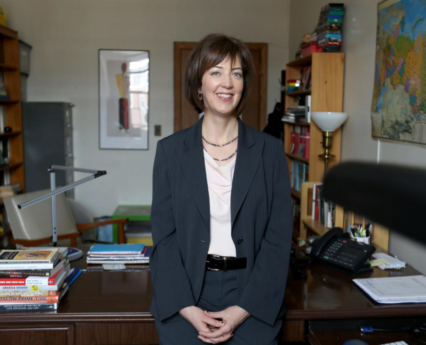 Cynthia Hooper, associate professor of history. Photo by Tom Rettig
