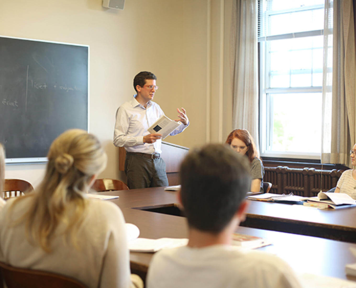 Tim Joseph, associate professor of classics. Photo by Tom Rettig