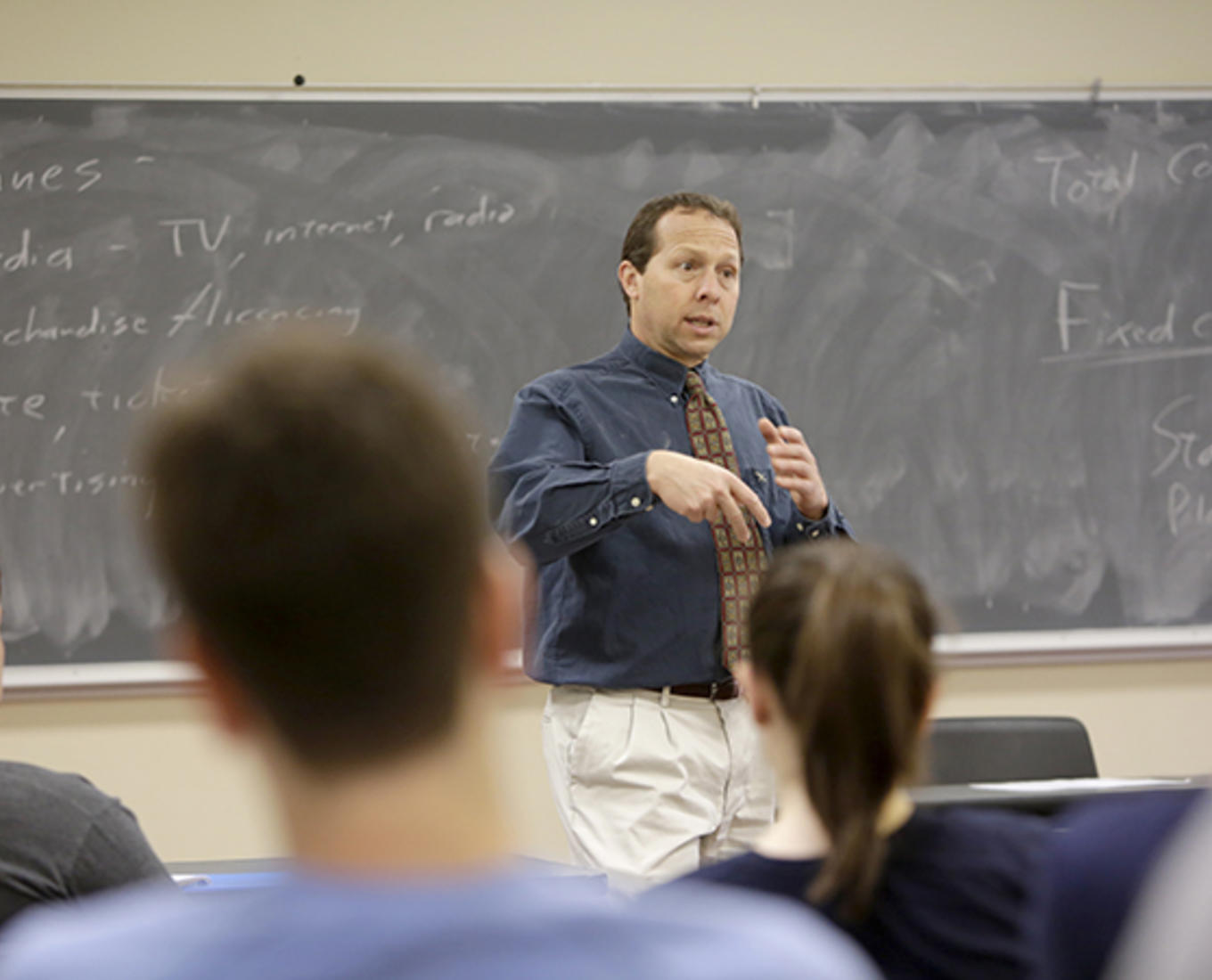 Victor Matheson, professor of economics. Photo by Tom Rettig