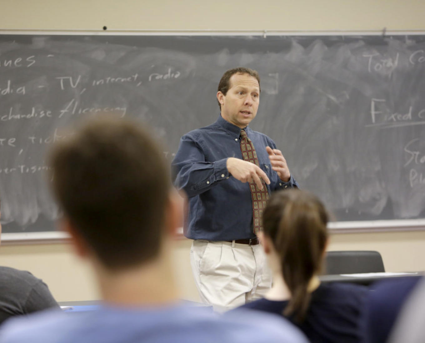 Victor Matheson, professor of economics. Photo by Tom Rettig