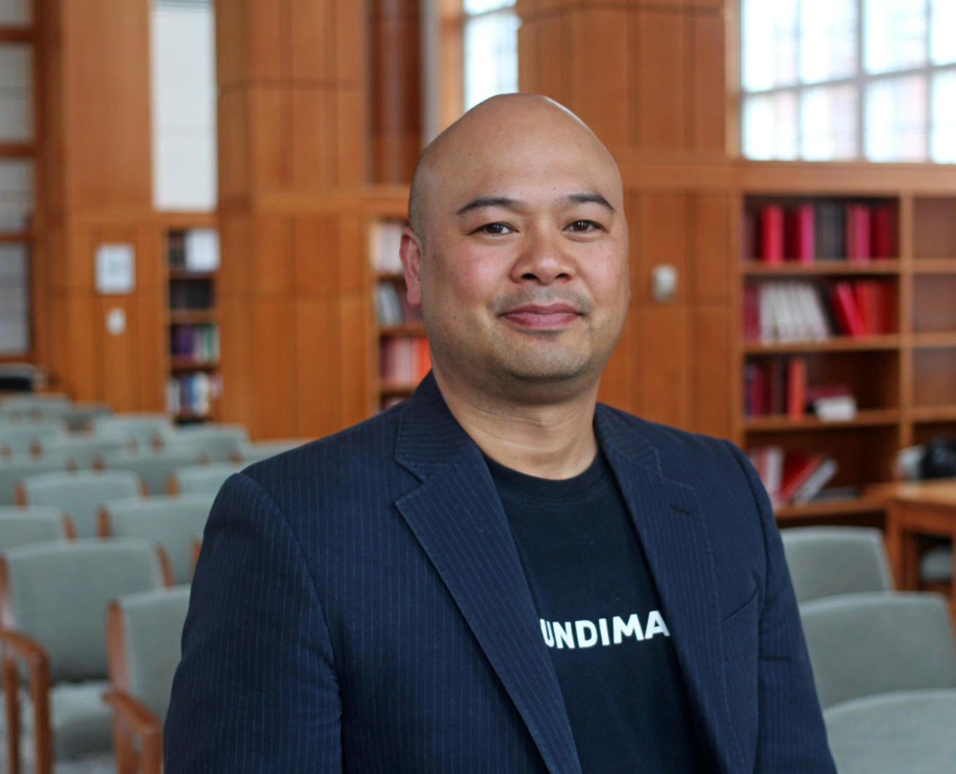 Oliver de la Paz, associate professor of English. Photo by Austin Bosworth