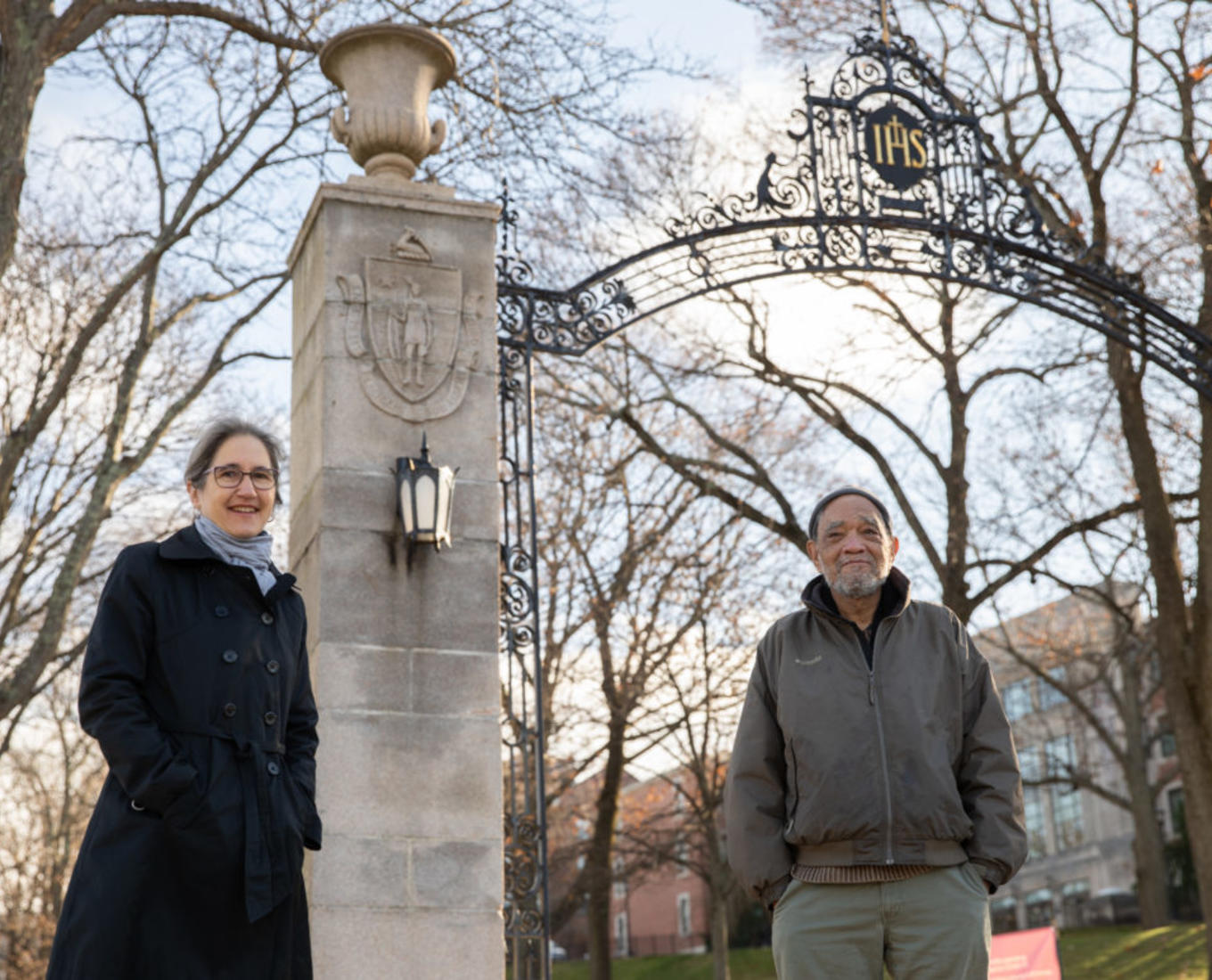 Thomas Doughton, senior lecturer of interdisciplinary studies, and Sarah Luria, professor of English and director of the Environmental Studies Program, two of the faculty members involved in the creation of the documentary