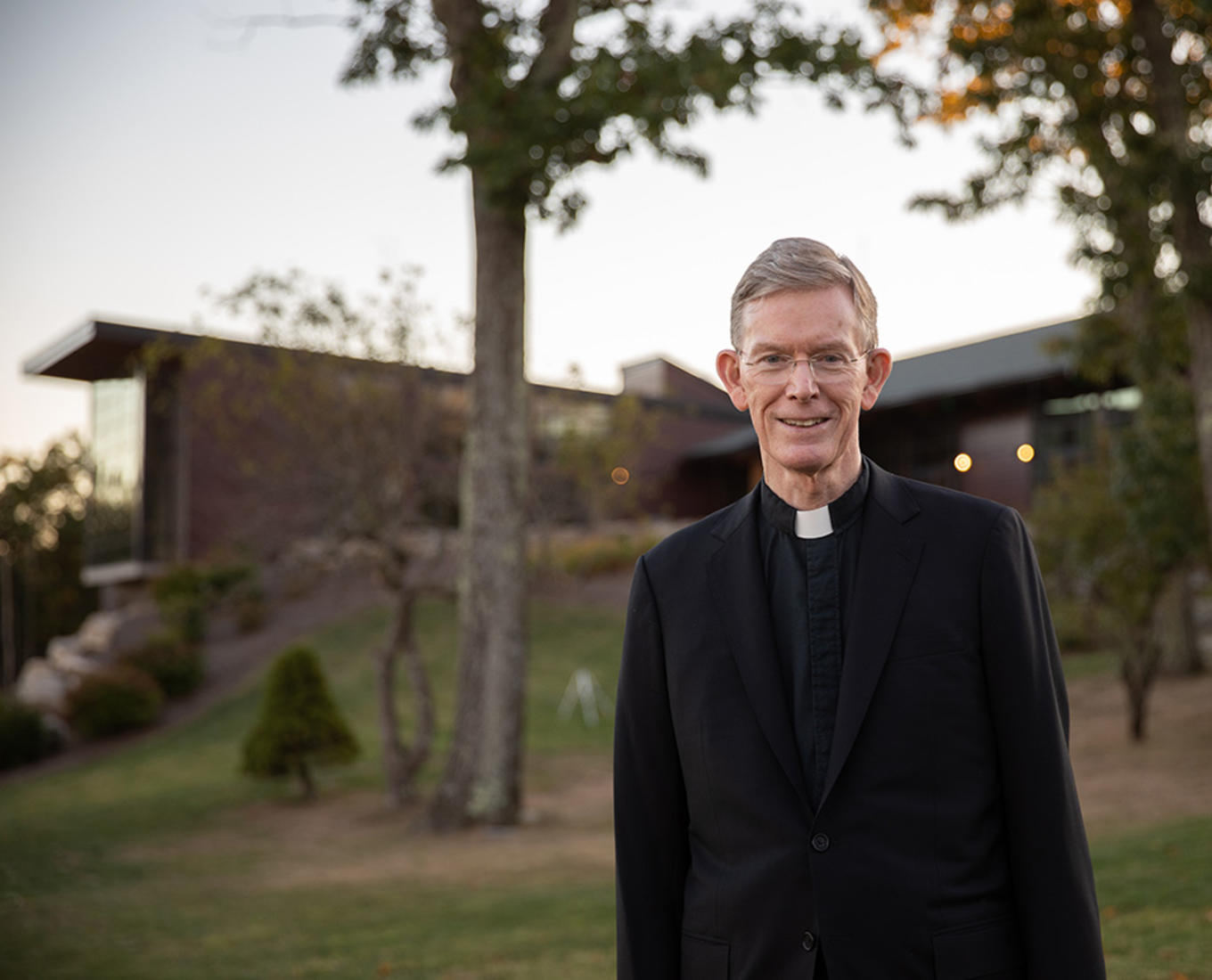 Fr. Boroughs at the Joyce Contemplative Center