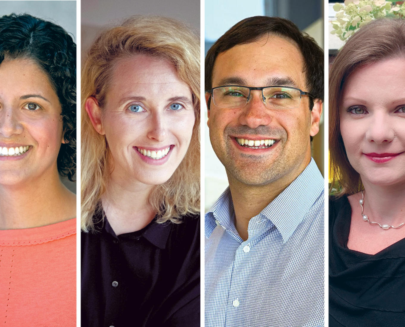 From left to right: L. Gaby Avila-Bront; Melissa Schoenberger; Olena Staveley-O'Carroll; Daniel Tortorice