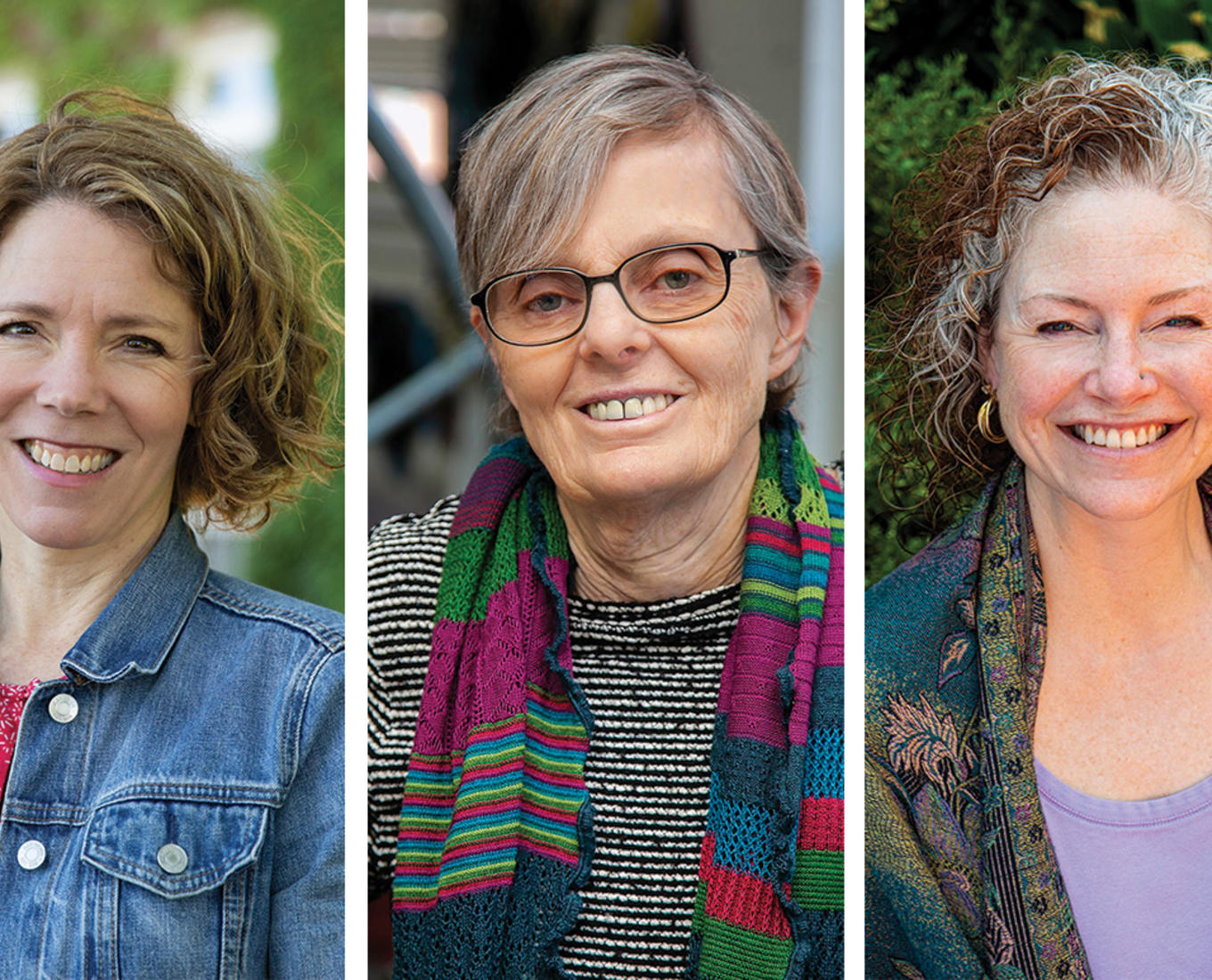 (Left to right) Paige Reynolds, Susan Schmidt, and Kendy Hess