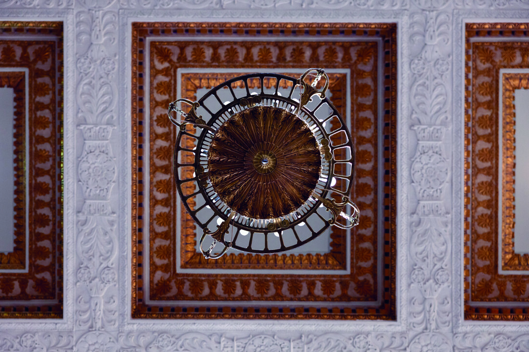 Chandelier from underneath