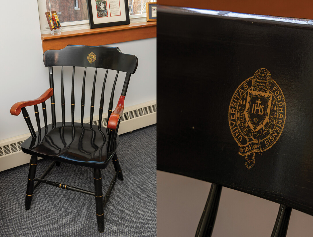 Chair with Fordham seal