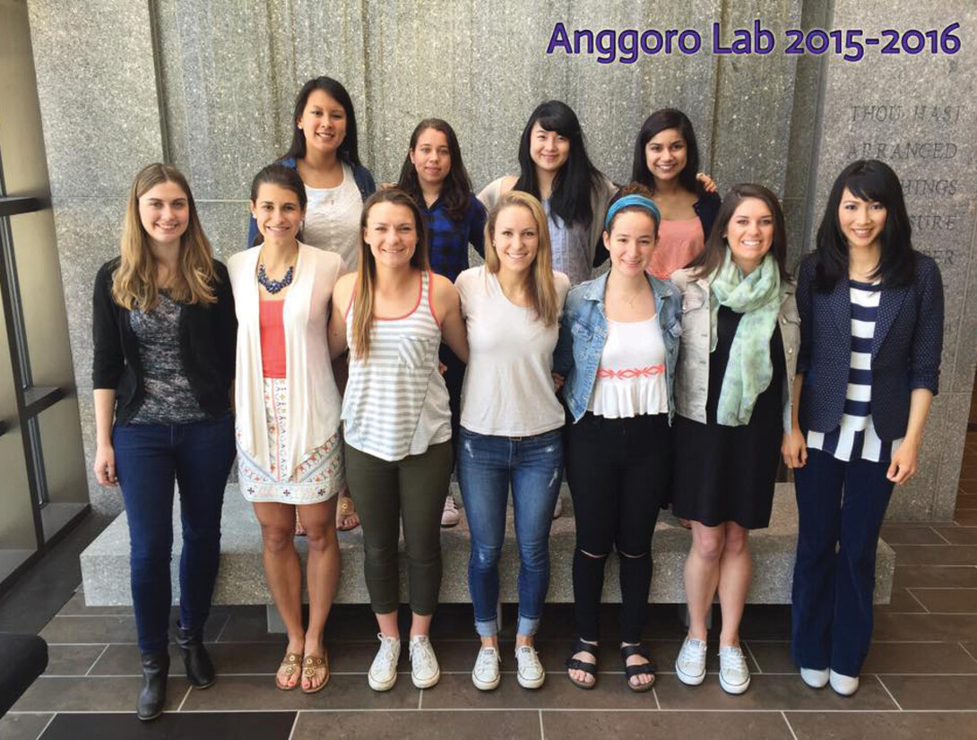 Anggoro and students