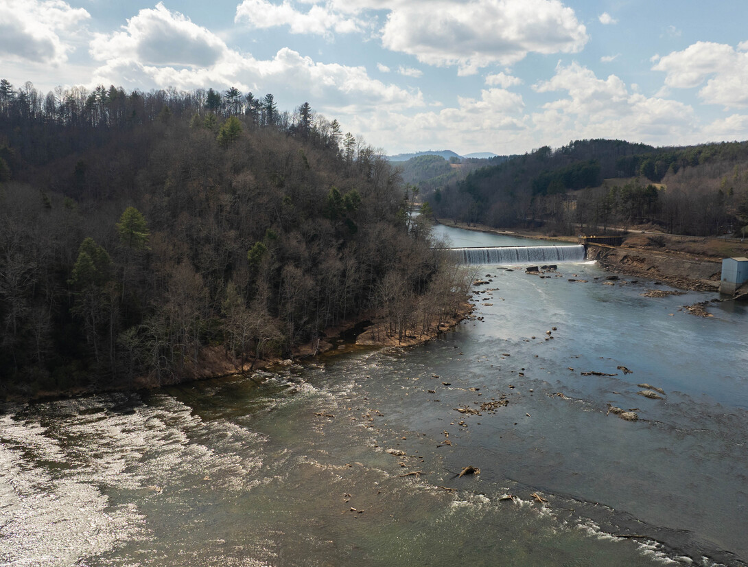 River with a dam